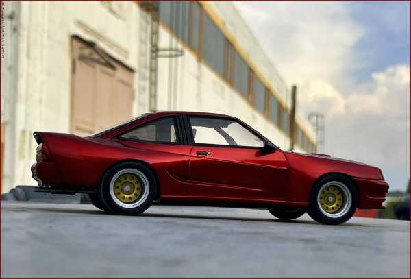 1:18 Opel Manta B Mattig BREITBAU ROT METALLIC EDITION mit OVP